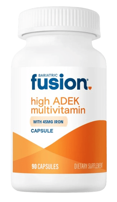 Bariatric High ADEK Vitamin Capsule with 45mg IRON Default Category Bariatric Fusion 90 Capsules 