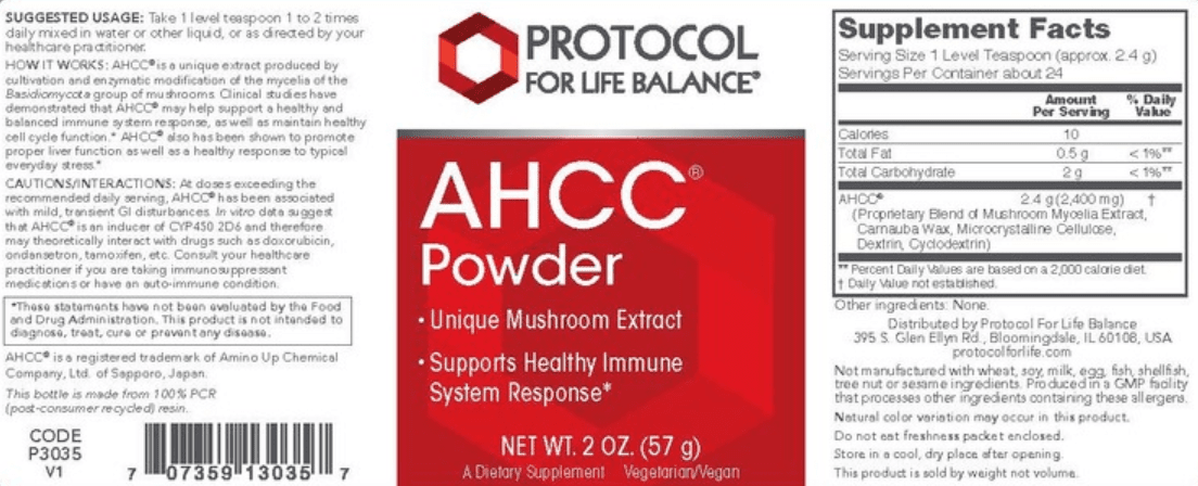 AHCC® Powder Default Category Protocol for Life Balance