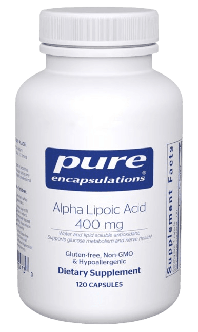 Alpha Lipoic Acid 400 mg Default Category Pure Encapsulations 120 capsules 