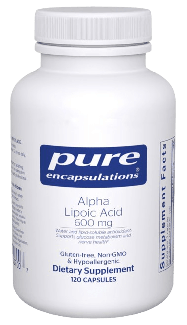 Alpha Lipoic Acid 600 mg Default Category Pure Encapsulations 120 capsules 