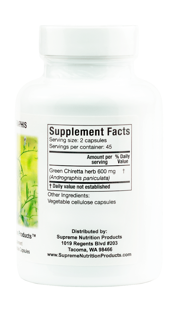 Andrographis - 90 Capsules Default Category Supreme Nutrition