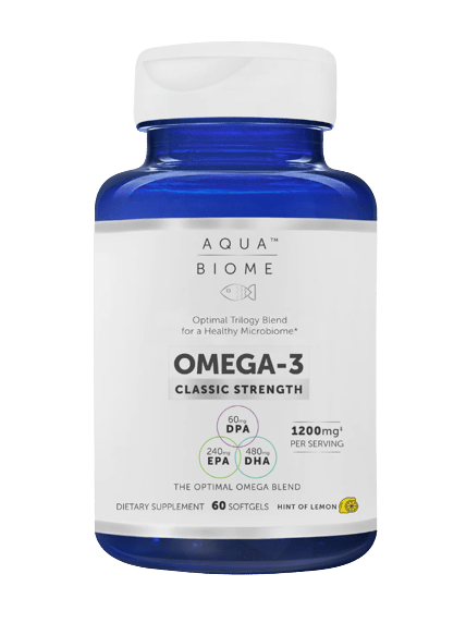 Aqua Biome™ Omega-3 Classic Strength Default Category Enzymedica 60 Softgels 