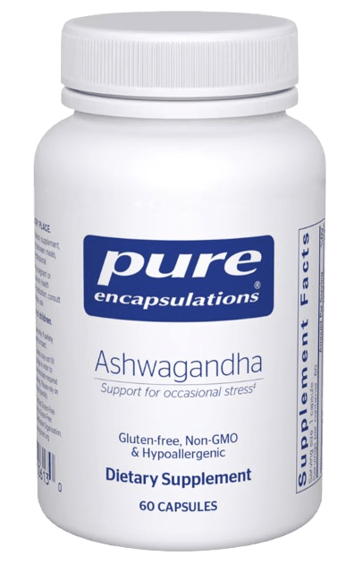 Ashwagandha Default Category Pure Encapsulations 60 Capsules 