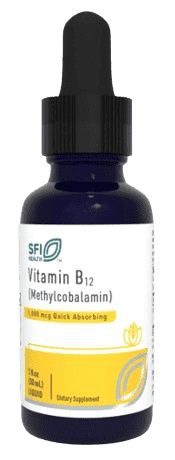Vitamin B12 Liquid (Methylcobalamin) 1 mg Default Category Klaire Labs 1 fl oz 