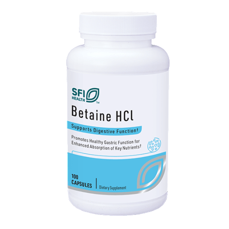 Betaine HCl - 100 Capsules Default Category Klaire Labs 