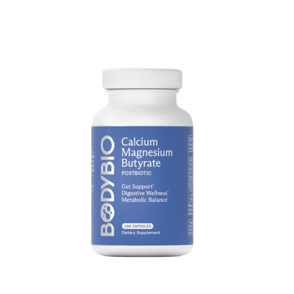 Calcium/Magnesium Butyrate Default Category BodyBio 100 Capsules 