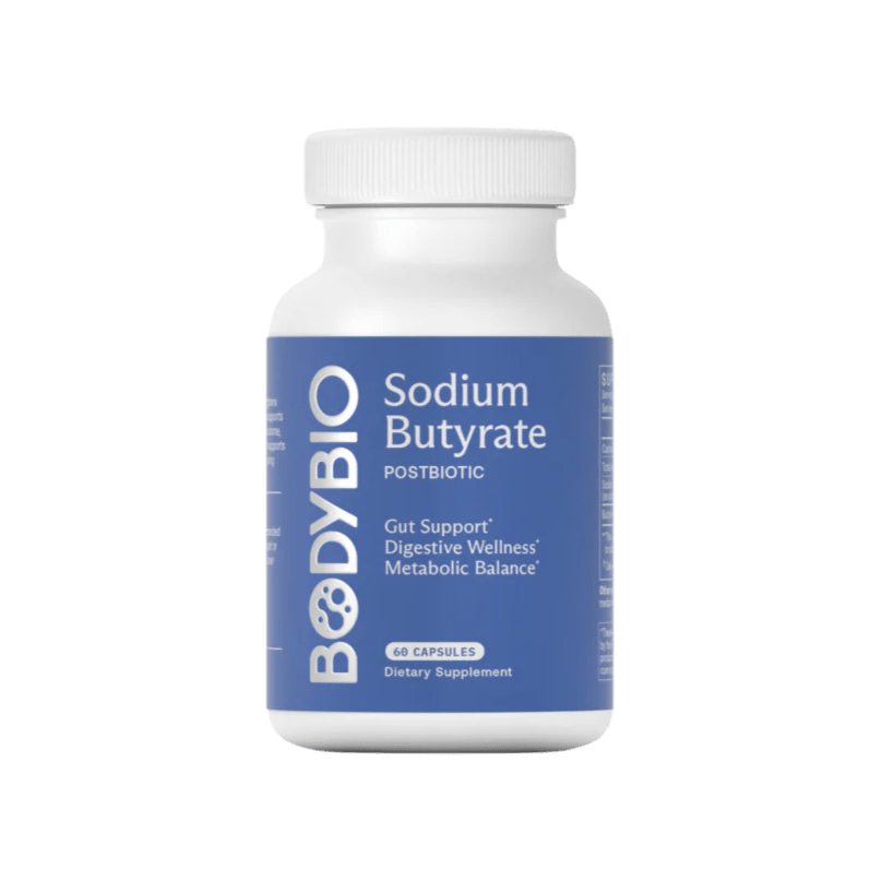 Sodium Butyrate Default Category BodyBio 60 Capsules 