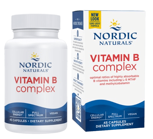 Vitamin B Complex - 45 Vegetable Capsules Default Category Nordic Naturals 