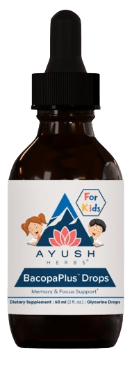 Bacopa Plus Kids Drops Default Category Ayush Herbs 2 fl oz 
