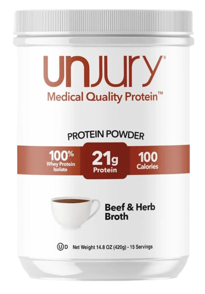 Unjury Savory High Whey Protein Powder Default Category Unjury Beef and Herb 