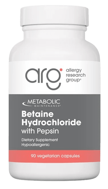 Betaine Hydrochloride with Pepsin Default Category Metabolic Maintenance 90 Capsules 