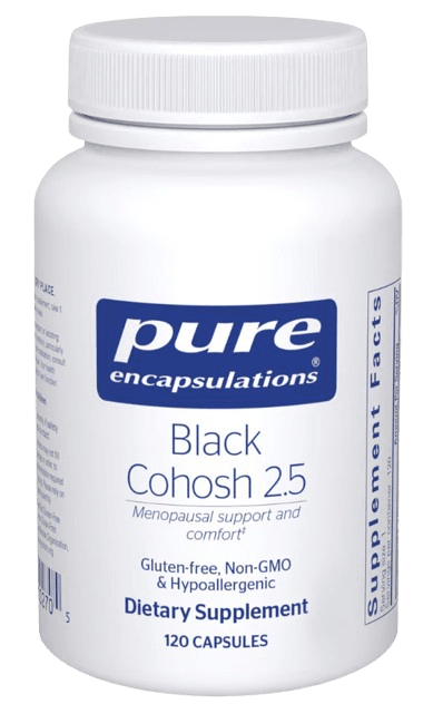 Black Cohosh 2.5 - 120 Capsules Default Category Pure Encapsulations 