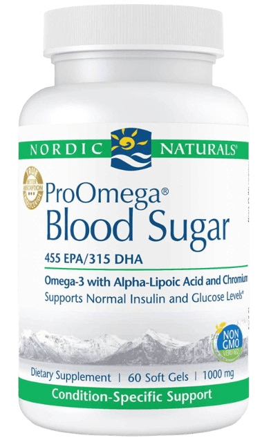 ProOmega® Blood Sugar 1000 mg 60 gels Default Category Nordic Naturals 