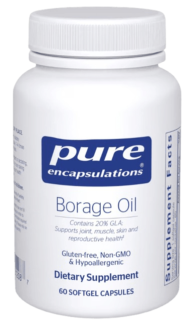 Borage Oil Default Category Pure Encapsulations 60 Capsules 