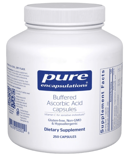 Buffered Ascorbic Acid Capsules Default Category Pure Encapsulations 250 Capsules 