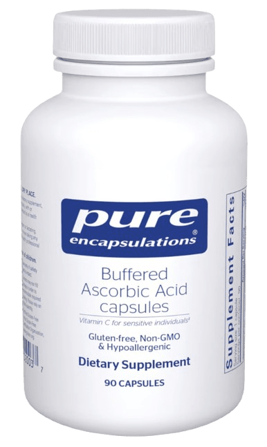 Buffered Ascorbic Acid Capsules Default Category Pure Encapsulations 90 Capsules 