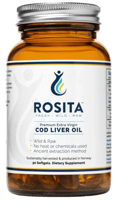 Extra Virgin Cod Liver Oil Softgels Default Category Rosita 90 Softgels 
