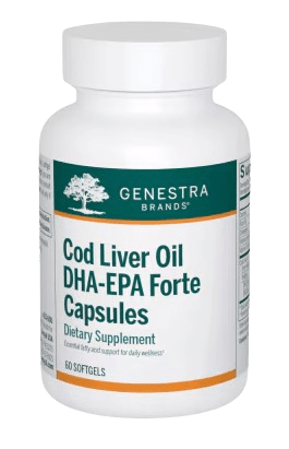 Cod Liver Oil DHA/EPA Forte - 60 Softgels Default Category Genestra 