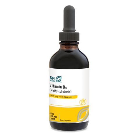 Vitamin B12 Liquid (Methylcobalamin) 5 mg Default Category Klaire Labs 