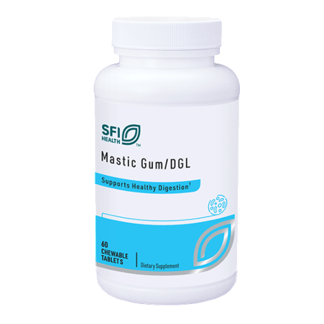 Mastic Gum/DGL - 60 Chewable Tablets Default Category Klaire Labs 
