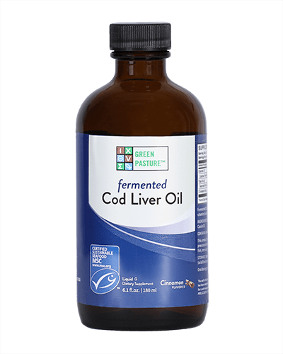 Fermented Cod Liver Oil Liquid Default Category Green Pasture Cinnamon - 6.1 oz. 