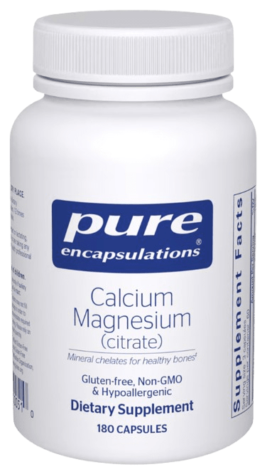 Calcium Magnesium (citrate) Default Category Pure Encapsulations 180 Capsules 
