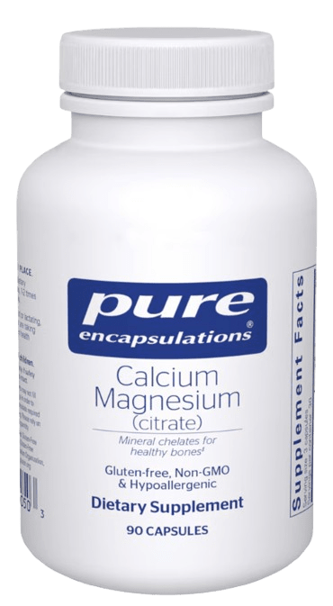 Calcium Magnesium (citrate) Default Category Pure Encapsulations 90 Capsules 