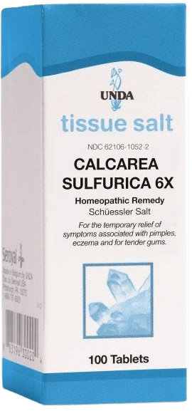 Calcarea Sulfurica 6X - 100 Tablets Vitamins & Supplements Unda 