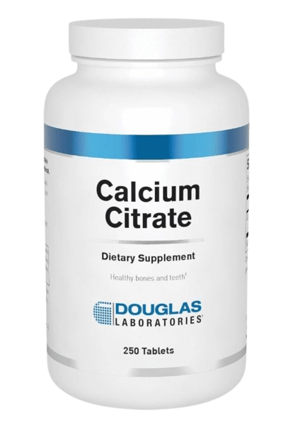 Calcium Citrate 250 mg - 250 Tablets Default Category Douglas Labs 