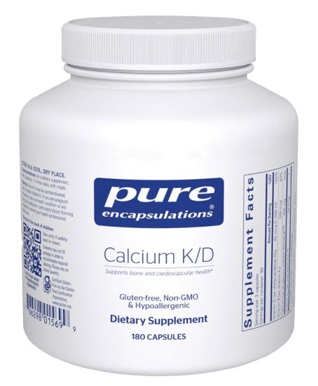 Calcium K/D - 180 Capsules Default Category Pure Encapsulations 