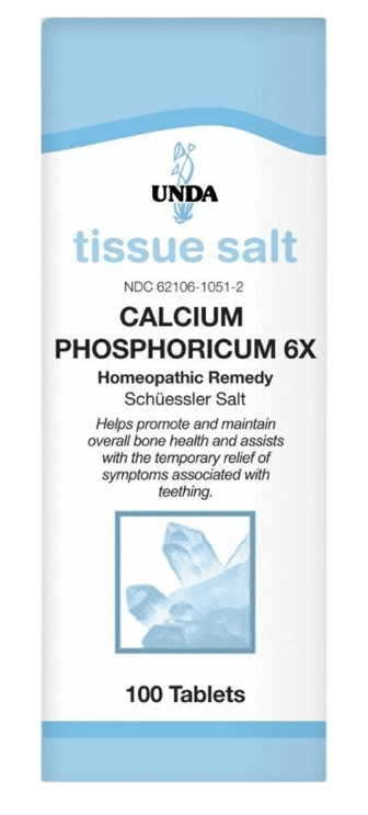 Calcium Phosphoricum 6X (Salt) - 100 Tablets Vitamins & Supplements Unda 