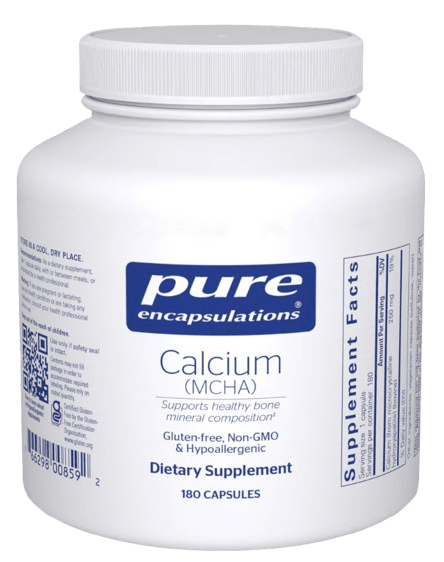 Calcium (MCHA) - 180 Capsules Default Category Pure Encapsulations 