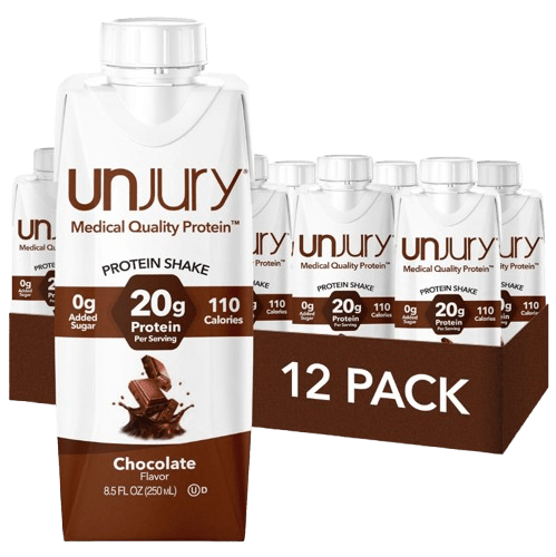 Unjury High Protein Shake - Ready To Drink (12 Pack) Default Category Unjury Chocolate - 12 Pack 