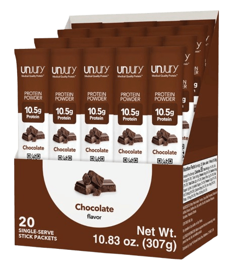 Whey Protein Single-Serve Stick Packets Default Category Unjury Chocolate 