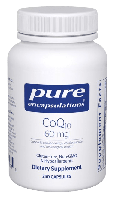 CoQ10 60 mg Default Category Pure Encapsulations 250 Capsules 