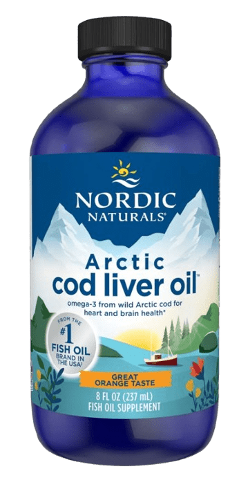 Arctic Cod Liver Oil Default Category Nordic Naturals Orange 