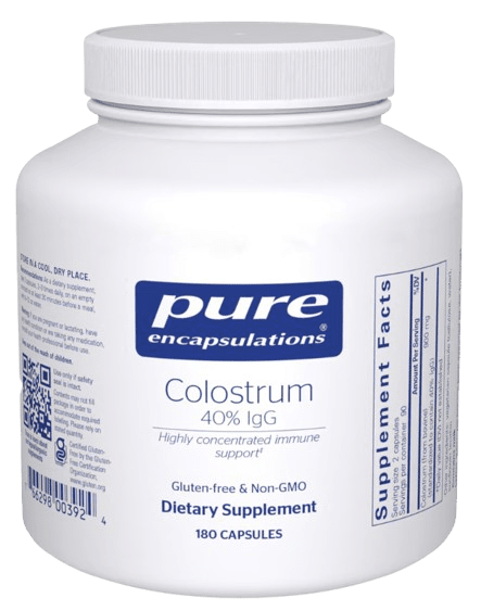 Colostrum 40% IgG Default Category Pure Encapsulations 180 Capsules 