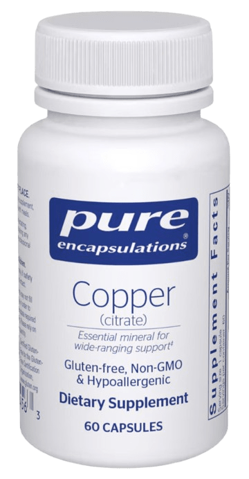 Copper (citrate) - 60 Capsules Default Category Pure Encapsulations 