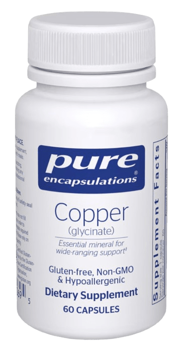 Copper (glycinate) - 60 Capsules Default Category Pure Encapsulations 