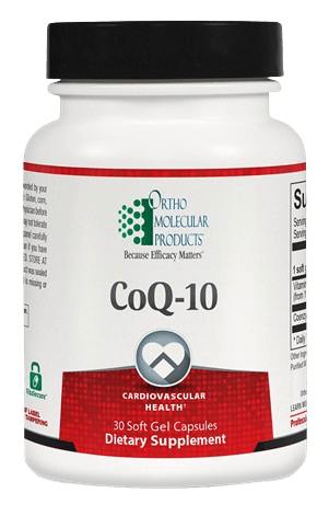 CoQ-10 100mg Default Category Ortho Molecular 30 Soft Gels 