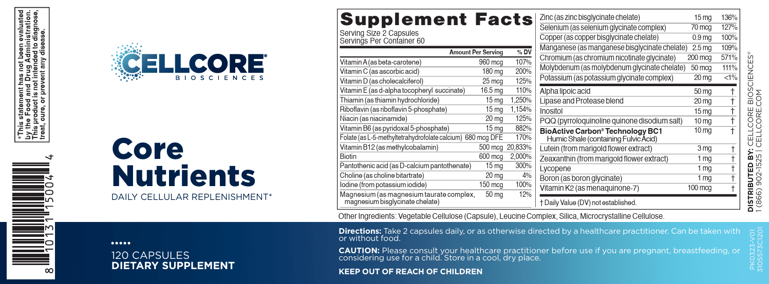Core Nutrients Default Category CellCore