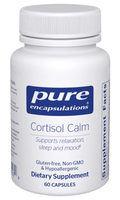 Cortisol Calm Default Category Pure Encapsulations 60 Capsules 