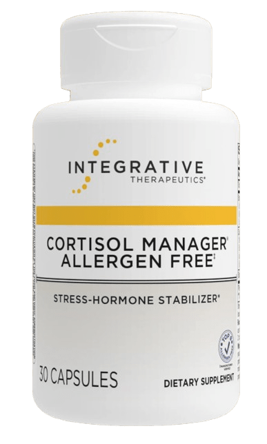 Cortisol Manager Allergen Free Default Category Integrative Therapeutics 30 Capsules 