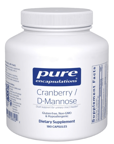 Cranberry/D-Mannose Default Category Pure Encapsulations 180 Capsules 