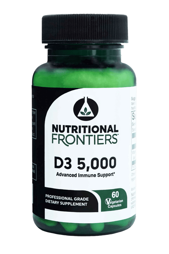 D3 5,000 Default Category Nutritional Frontiers 60 Capsules 