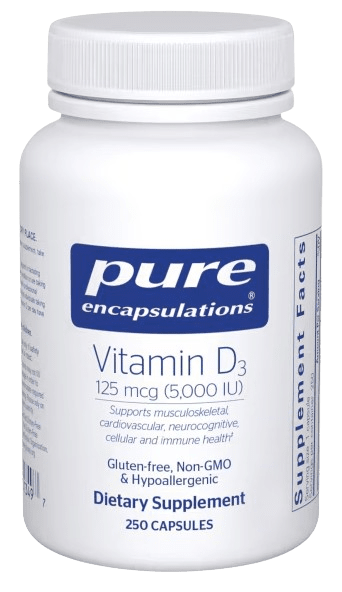Vitamin D3 5,000 IU Default Category Pure Encapsulations 250 Capsules 