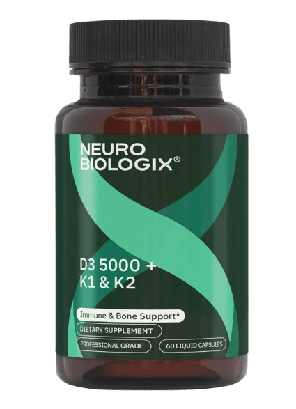 D3 5000 + K1/K2 Default Category Neurobiologix 60 Capsules 