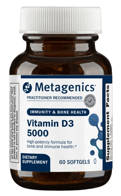 Vitamin D3 5000™-120 Capsules Default Category Metagenics 60 Softgels 
