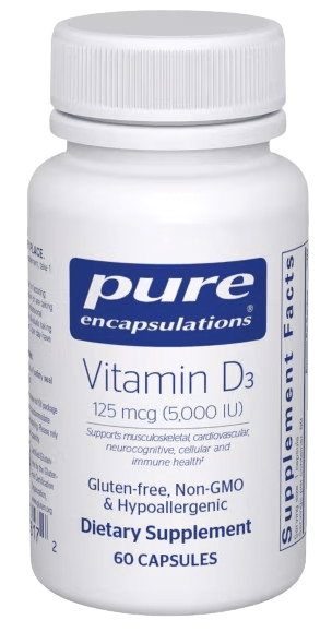 Vitamin D3 5,000 IU Default Category Pure Encapsulations 60 Capsules 