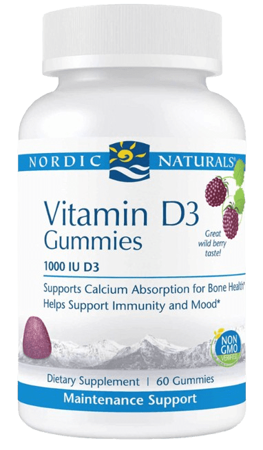 Vitamin D3 Gummies Default Category Nordic Naturals 60 Chews 